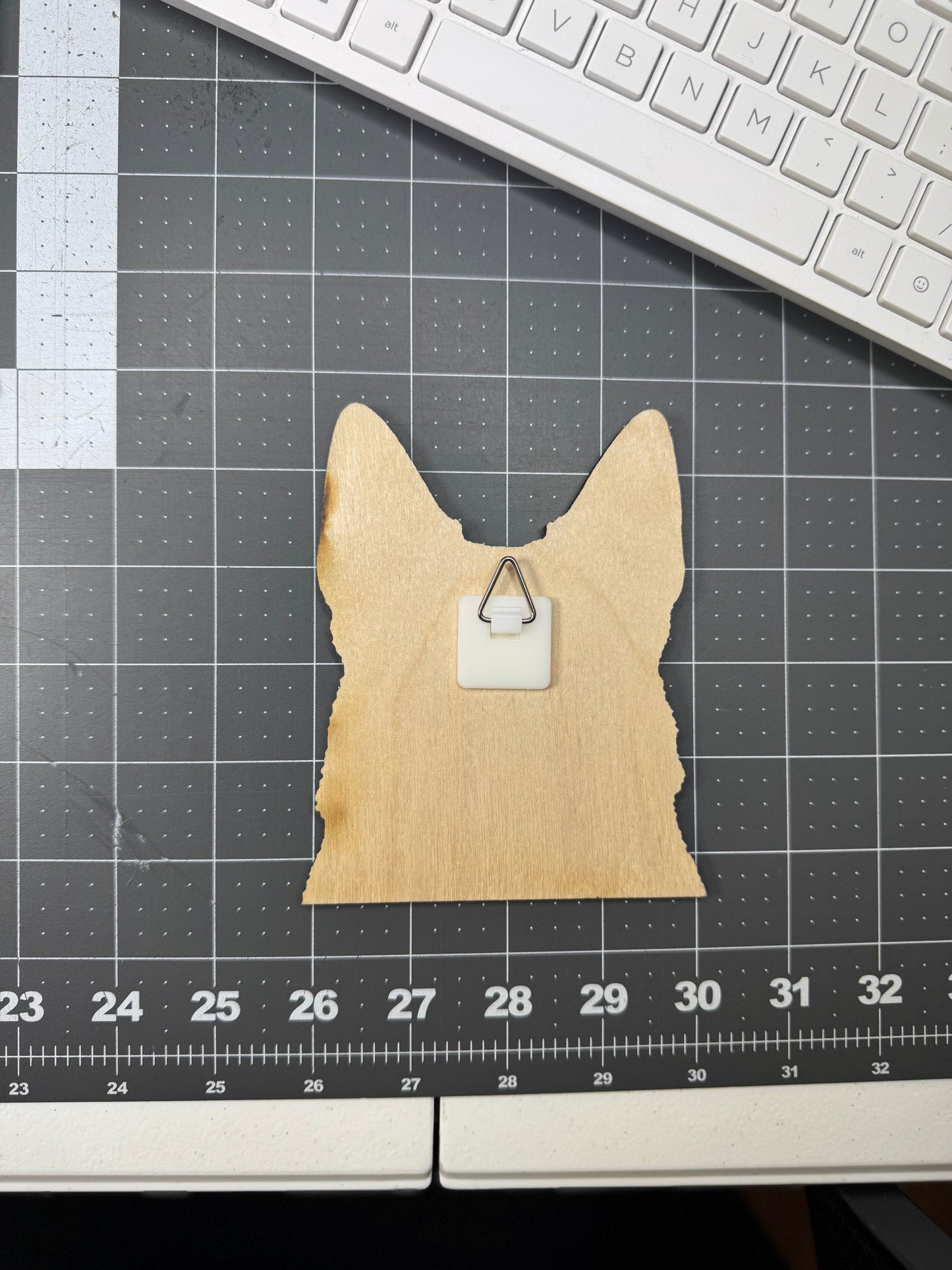 Black German Shepherd Laser-Cut Birch Wood Wall Art, Personalized Dog Name, GSD gift, German Shepherd decor, dog lover gift, personalized pet decor