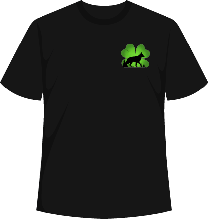 St. Patrick's Day German Shepherd Hoodie OR T-Shirt