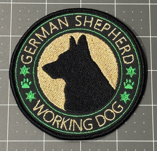 German Shepherd Working Dog patch