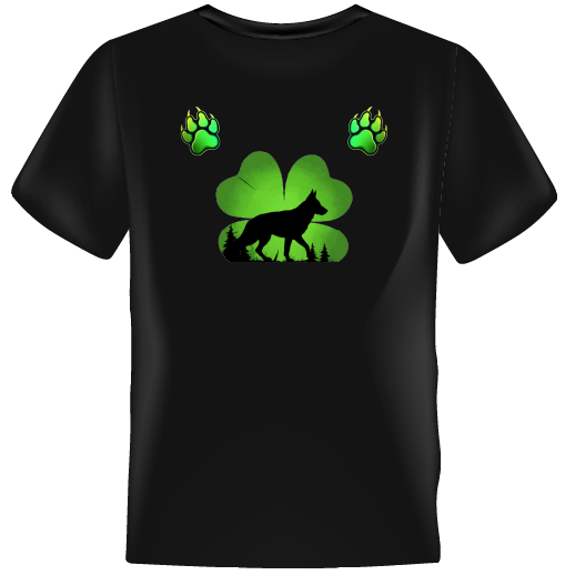 St. Patrick's Day German Shepherd Hoodie OR T-Shirt