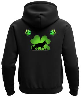 St. Patrick's Day German Shepherd Hoodie OR T-Shirt