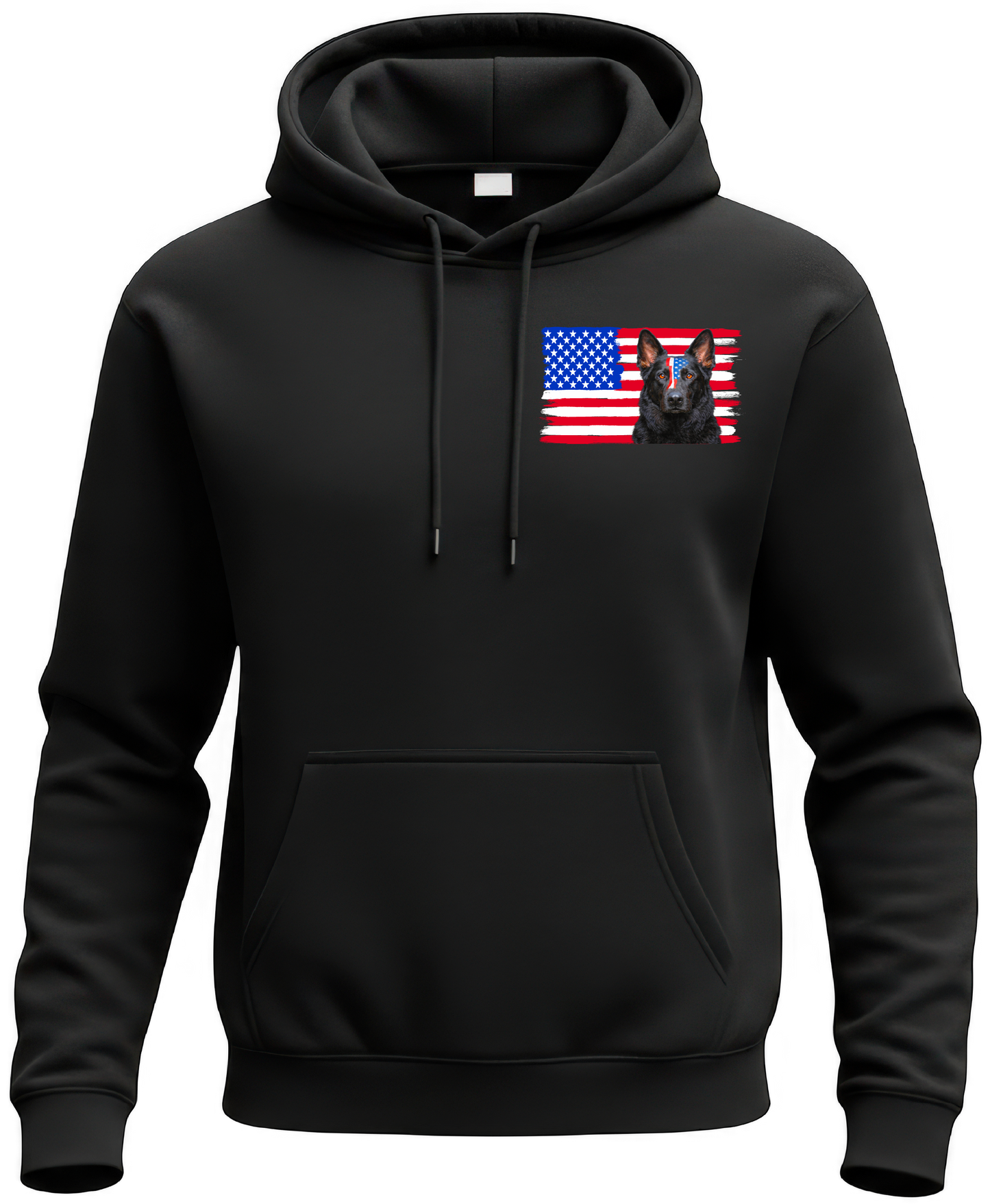 Patriotic German Shepherd Hoodie "or" T Shirt