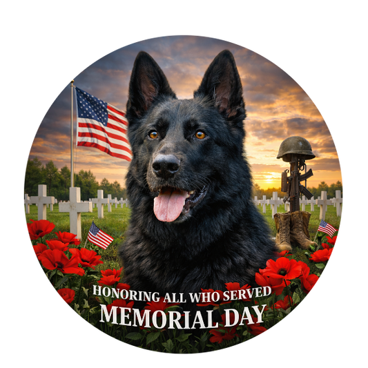 Memorial Day German Shepherd T-Shirt