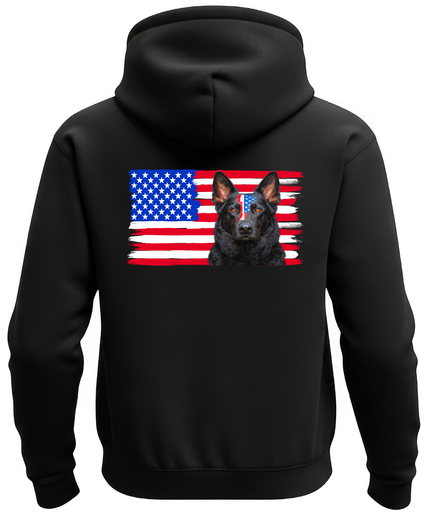 Patriotic German Shepherd Hoodie "or" T Shirt