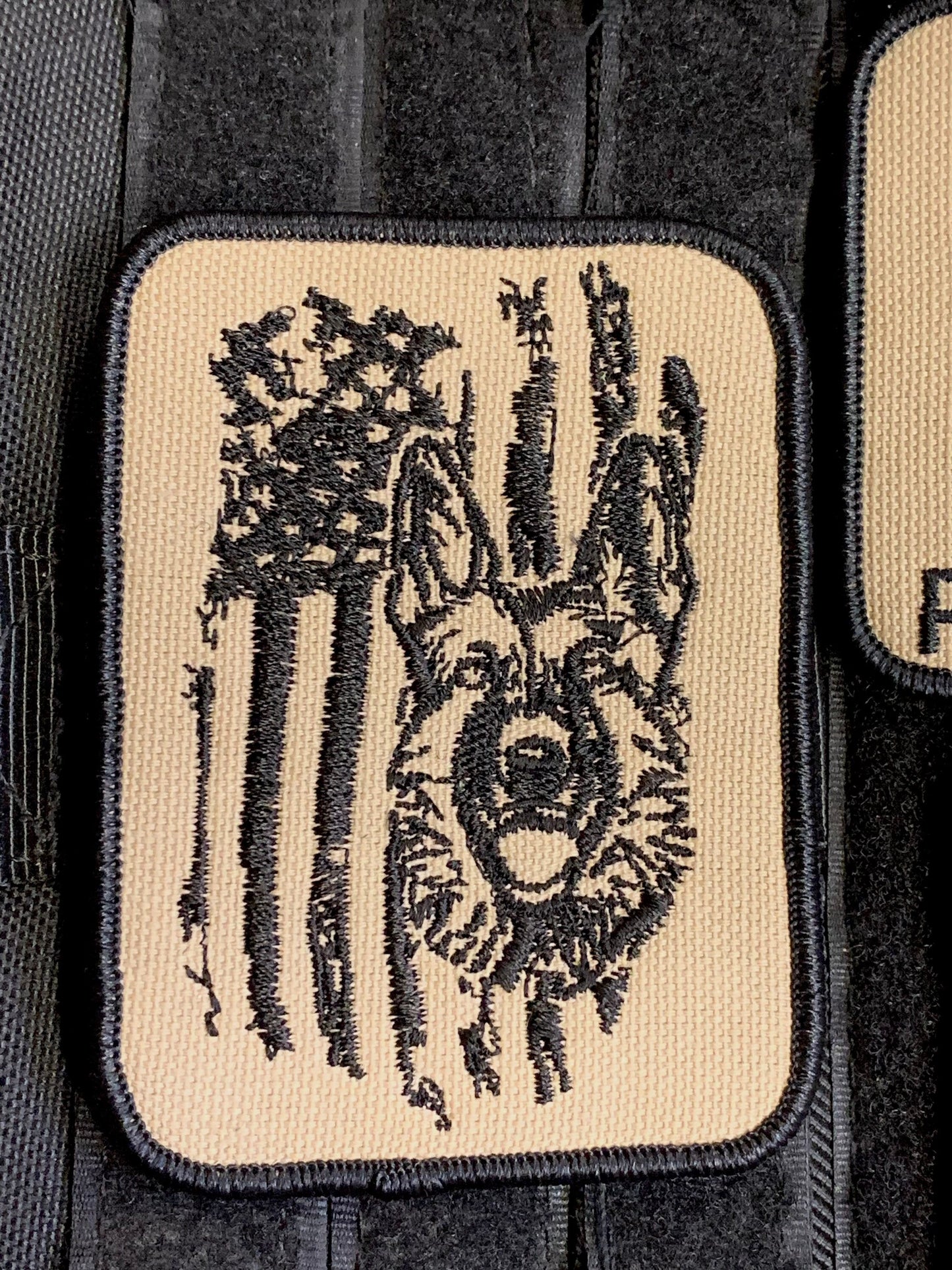 Guard Dog Patch, German Shepherd Patch, Do Not Provoke Patch, Dog Vest Harness Patch, K9 Harness Patch