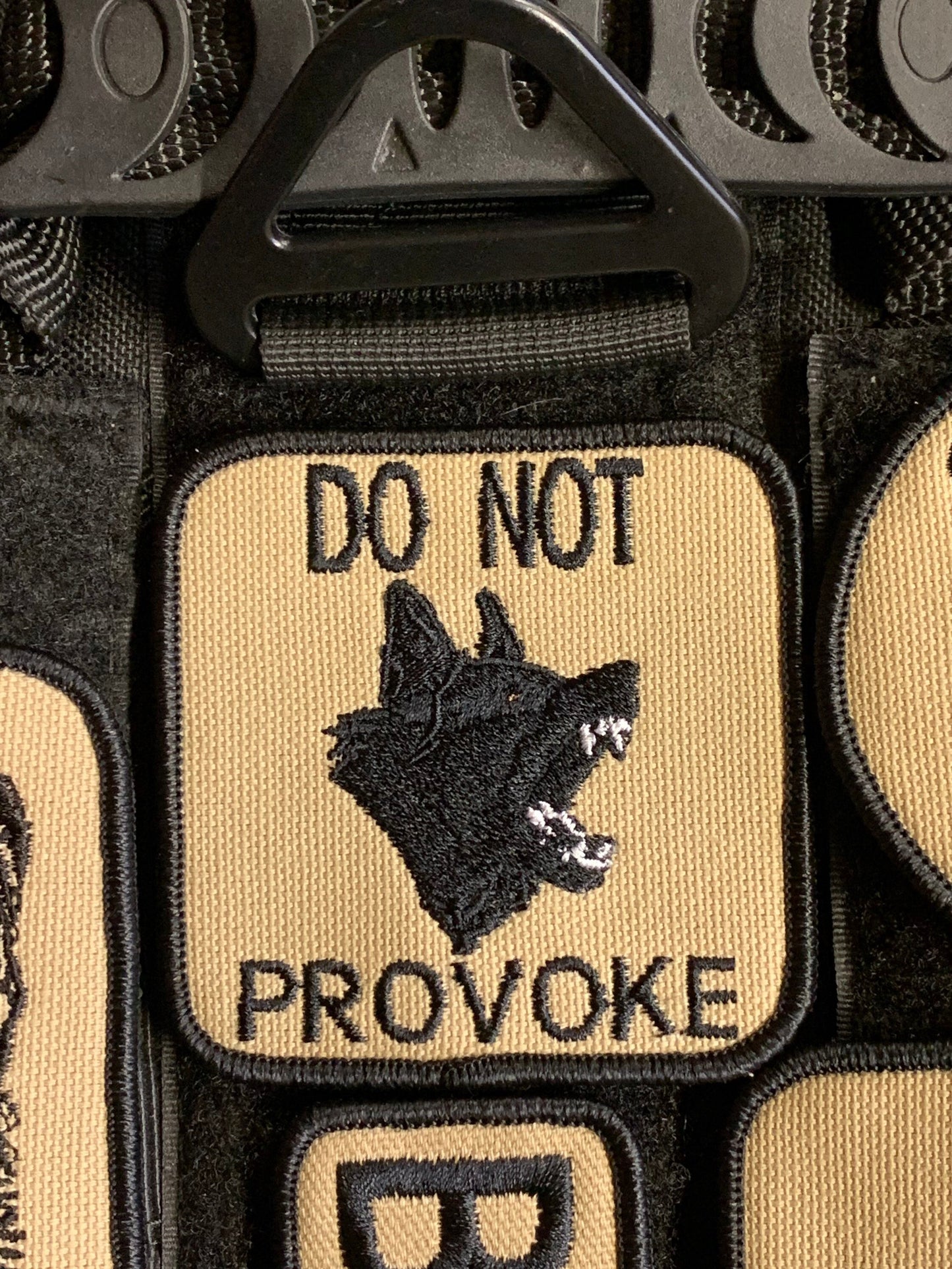 Guard Dog Patch, German Shepherd Patch, Do Not Provoke Patch, Dog Vest Harness Patch, K9 Harness Patch