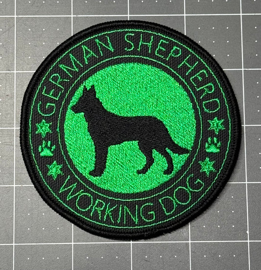 German Shepherd Working Dog patch