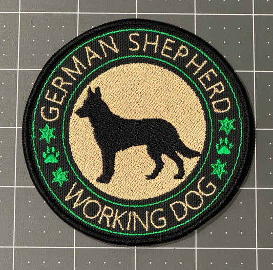 German Shepherd Working Dog patch